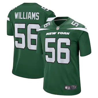 mens nike quincy williams gotham green new york jets game j